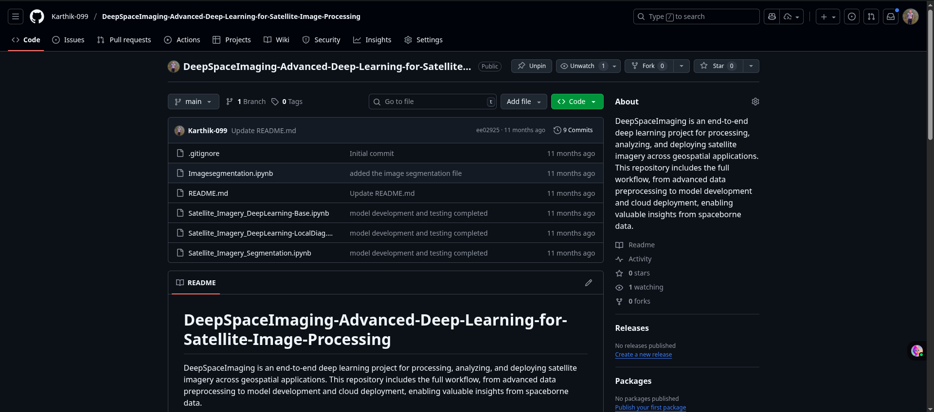 DeepSpaceImaging - Advanced Deep Learning for Satellite Image Processing