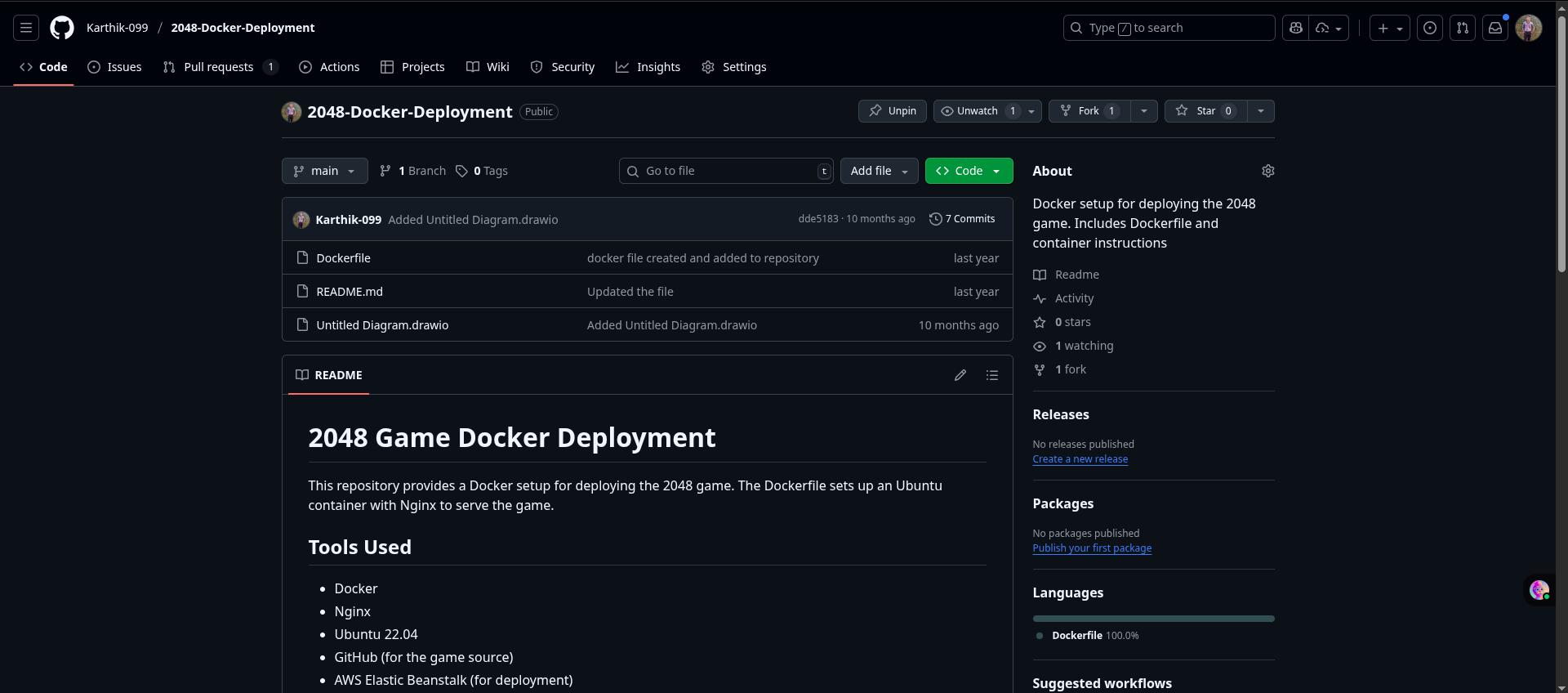 2048 Docker Deployment
